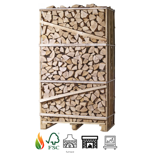 Kiln Dried Birch Firewood logs 25cm 1